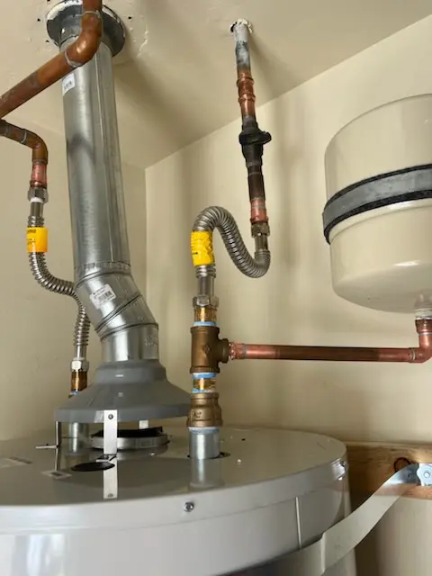 Water heater installation and plumbing repair in Carriage Place